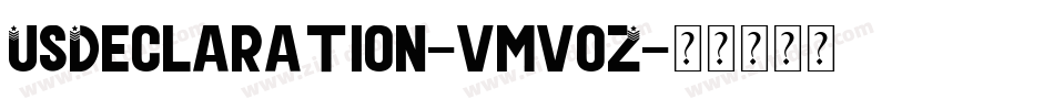 UsDeclaration-vmvoZ字体转换