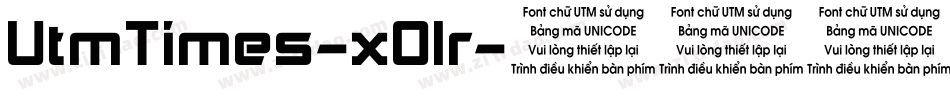 UtmTimes-xOlr字体转换
