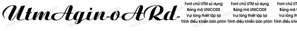 UtmAgin-oARd字体转换