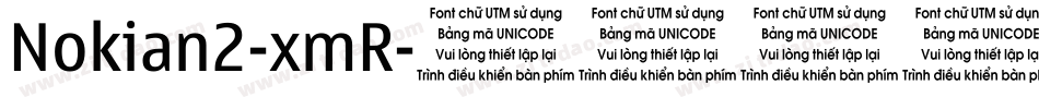 Nokian2-xmR字体转换