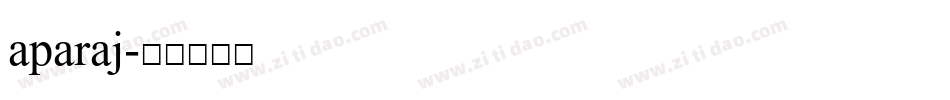aparaj字体转换