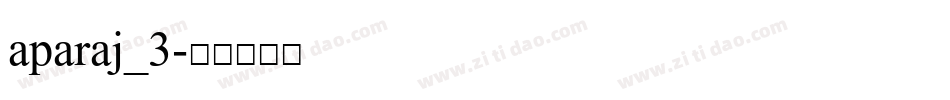 aparaj_3字体转换