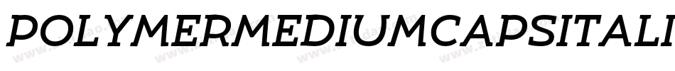 PolymerMediumCapsItalic字体转换 PolymerMediumCapsItalic字体转换