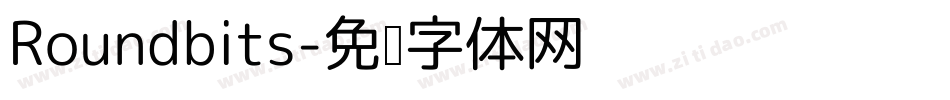 Roundbits字体转换