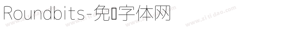 Roundbits字体转换