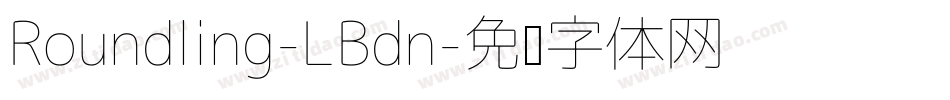 Roundling-LBdn字体转换