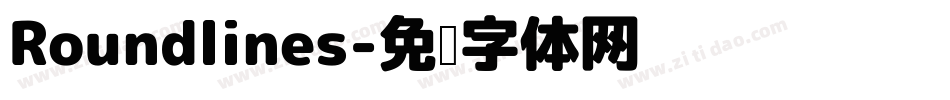 Roundlines字体转换