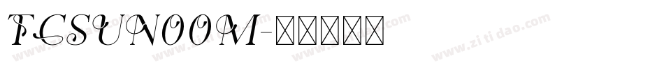 TCSUN00M字体转换
