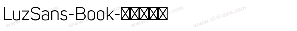 LuzSans-Book字体转换