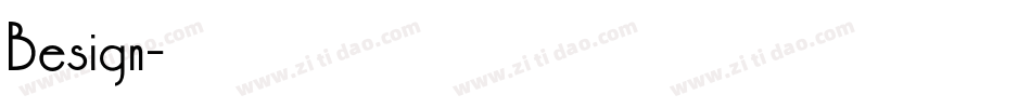 Besign字体转换