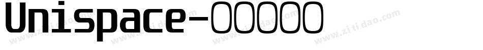 Unispace字体转换
