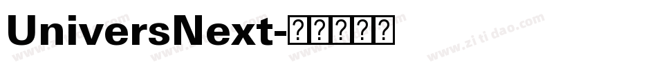UniversNext字体转换
