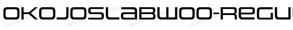 OkojoSlabW00-Regular字体转换