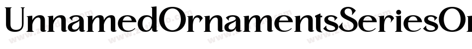 UnnamedOrnamentsSeriesOne-K2rp字体转换