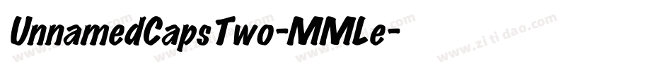 UnnamedCapsTwo-MMLe字体转换