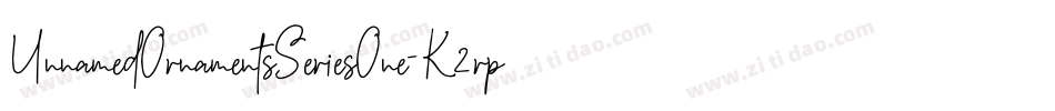 UnnamedOrnamentsSeriesOne-K2rp字体转换
