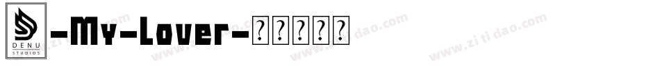 4-My-Lover字体转换