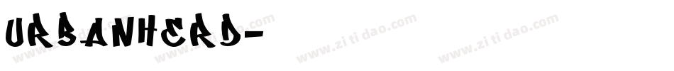 UrbanHerd字体转换