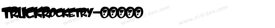 TRUCKRocketry字体转换