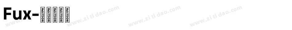 Fux字体转换