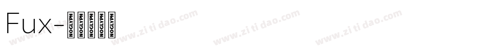 Fux字体转换