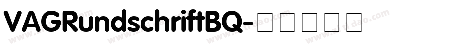 VAGRundschriftBQ字体转换