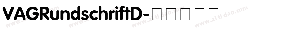 VAGRundschriftD字体转换