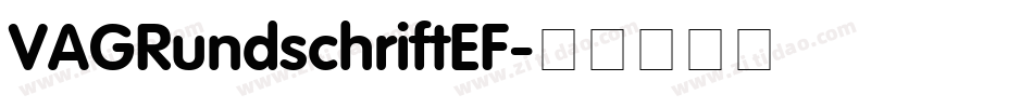 VAGRundschriftEF字体转换