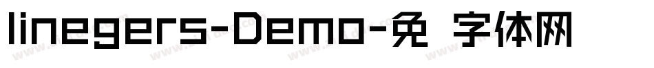 linegers-Demo字体转换