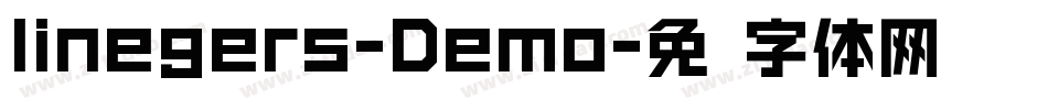 linegers-Demo字体转换