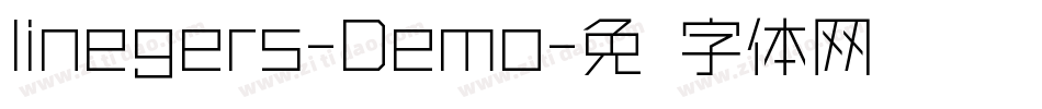 linegers-Demo字体转换