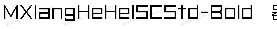 MXiangHeHeiSCStd-Bold转换器字体转换