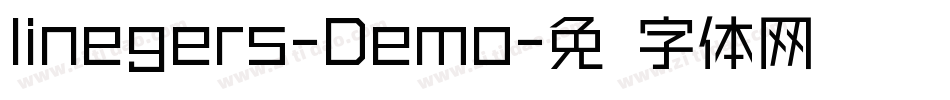 linegers-Demo字体转换
