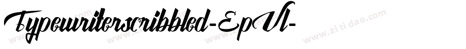 Typewriterscribbled-EpVl字体转换