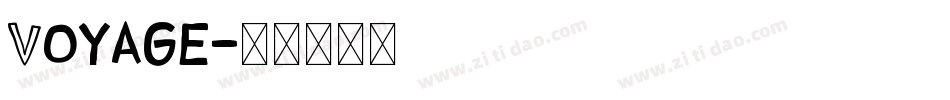 Voyage字体转换