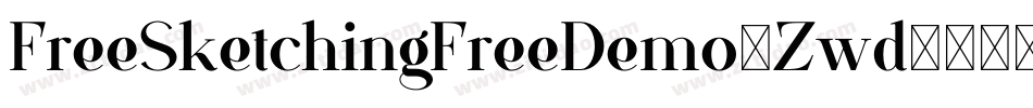 FreeSketchingFreeDemo-Zwd8字体转换