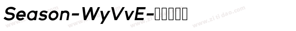 Season-WyVvE字体转换