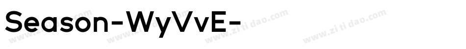 Season-WyVvE字体转换