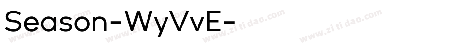 Season-WyVvE字体转换