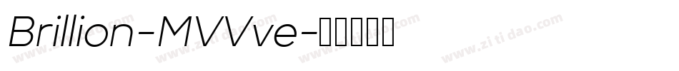 Brillion-MVVve字体转换