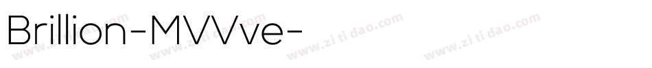 Brillion-MVVve字体转换
