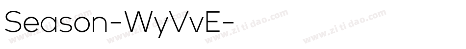 Season-WyVvE字体转换
