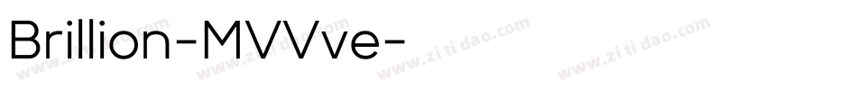 Brillion-MVVve字体转换