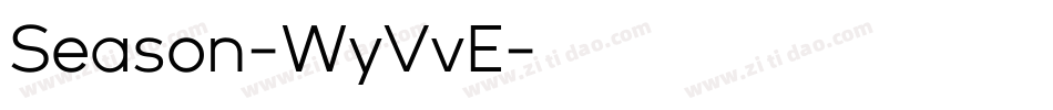 Season-WyVvE字体转换