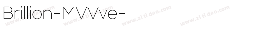 Brillion-MVVve字体转换