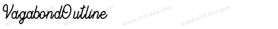 VagabondOutline字体转换
