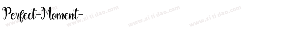 Perfect-Moment字体转换