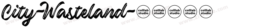 City-Wasteland字体转换