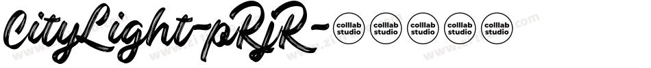 CityLight-pRjR字体转换