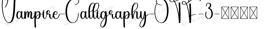 Vampire-Calligraphy-OTF-3字体转换